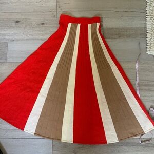 NWOT Beautiful Eva Mendez color block skirt